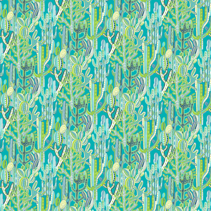 Cactus Azul/Verde by Gaston Y Daniela Fabric Gaston Y Daniela Fabric Cactus Azul/VerdeFabric GASTON LIBRERIA COTTON - 100% Italy </p><p>Repeat: H: 55.94, V: 18.91 59 - Fabric Carolina -