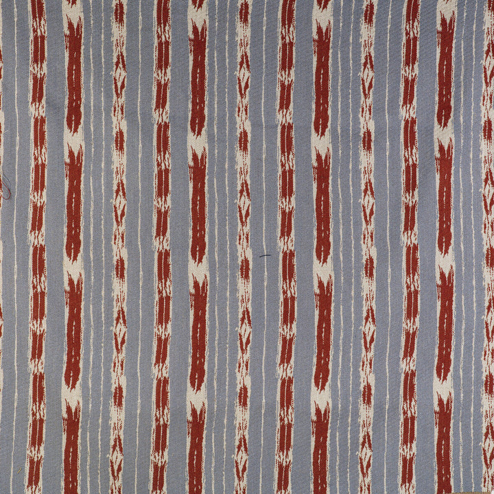 Bandas Azul Cielo/Rojo by Gaston Y Daniela Designer Fabric GASTON LIBRERIA ACRYLIC - 58%;COTTON - 36%;LINEN - 6% Turkey HEAVY Horizontal: 13.27 and Vertical: 13 53 - Swanky Fabrics -
