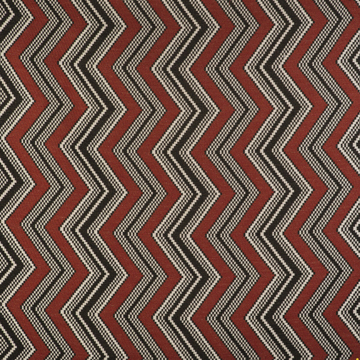 Zig Zag Rojo by Gaston Y Daniela Designer Fabric GASTON LIBRERIA ACRYLIC - 79%;COTTON - 12%;LINEN - 9% Turkey HEAVY Horizontal: 13.39 and Vertical: 12.02 53 - Swanky Fabrics -