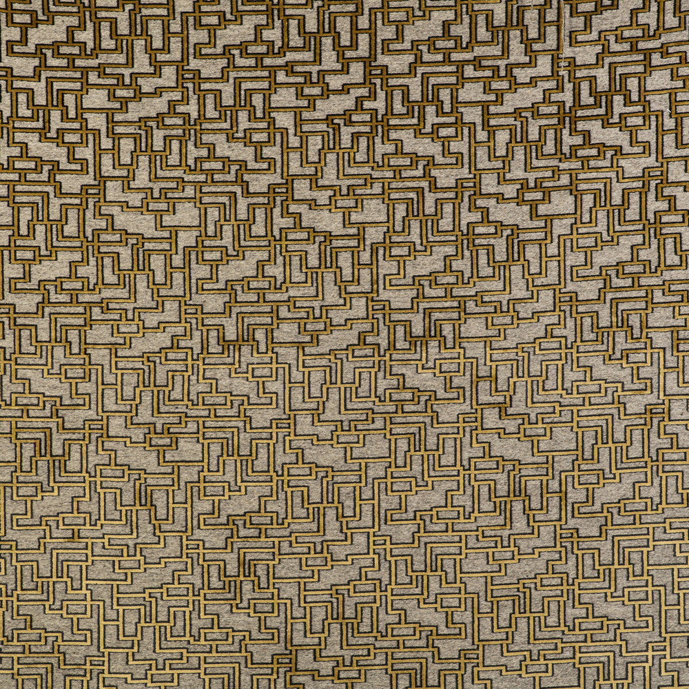 Laberinto Amarillo by Gaston Y Daniela Designer Fabric GASTON LIBRERIA WOOL - 48%;VISCOSE - 37%;POLYESTER - 11%;COTTON - 4% Belgium HEAVY Horizontal: 13.79 and Vertical: 18.12 54 - Swanky Fabrics -