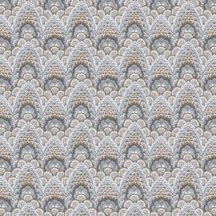 Ganges Tabaco/Gris by Gaston Y Daniela Designer Fabric GASTON LIBRERIA LINEN - 91%;POLYAMIDE - 9% Italy HEAVY Horizontal: 12.8 and Vertical: 9.45 52 - Swanky Fabrics -