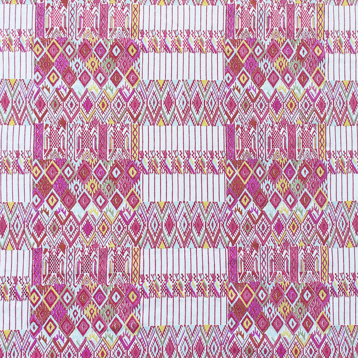 Huipil Rosa/Verde by Gaston Y Daniela Fabric Gaston Y Daniela Fabric Huipil Rosa/VerdeFabric GASTON NUEVO MUNDO VISCOSE - 46%;COTTON - 24%;POLYESTER - 18%;LINEN - 12% India </p><p>Repeat: H: 24.5, V: 15.5 48.75 - Fabric Carolina -