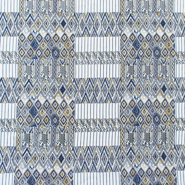 Huipil Marron by Gaston Y Daniela Designer Fabric GASTON NUEVO MUNDO VISCOSE - 46%;COTTON - 24%;POLYESTER - 18%;LINEN - 12% India Horizontal: 24.5 and Vertical: 15.5 48.75 - Swanky Fabrics -