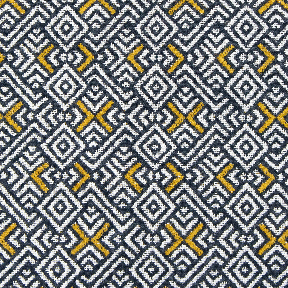 Inca Amarillo by Gaston Y Daniela Designer Fabric GASTON NUEVO MUNDO VISCOSE - 49%;COTTON - 39%;LINEN - 10%;POLYESTER - 2% Georgia HEAVY Horizontal: 2.25 and Vertical: 3 54.25 - Swanky Fabrics -