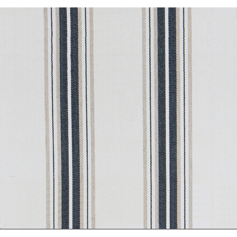 Nueva York Black by Gaston Y Daniela Designer Fabric GASTON LUIS BUSTAMANTE COTTON - 42%;VISCOSE - 30%;LINEN - 24%;POLYESTER - 4% Italy HEAVY Horizontal: 6 and Vertical: 55 - Swanky Fabrics -