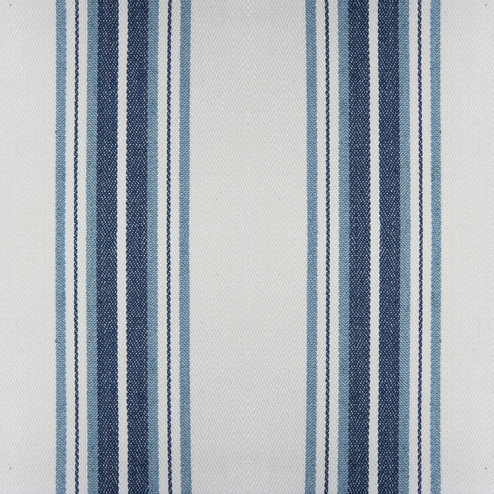 Nueva York Azul by Gaston Y Daniela Designer Fabric GASTON LUIS BUSTAMANTE COTTON - 42%;VISCOSE - 30%;LINEN - 24%;POLYESTER - 4% Italy HEAVY Horizontal: 6 and Vertical: 55 - Swanky Fabrics -
