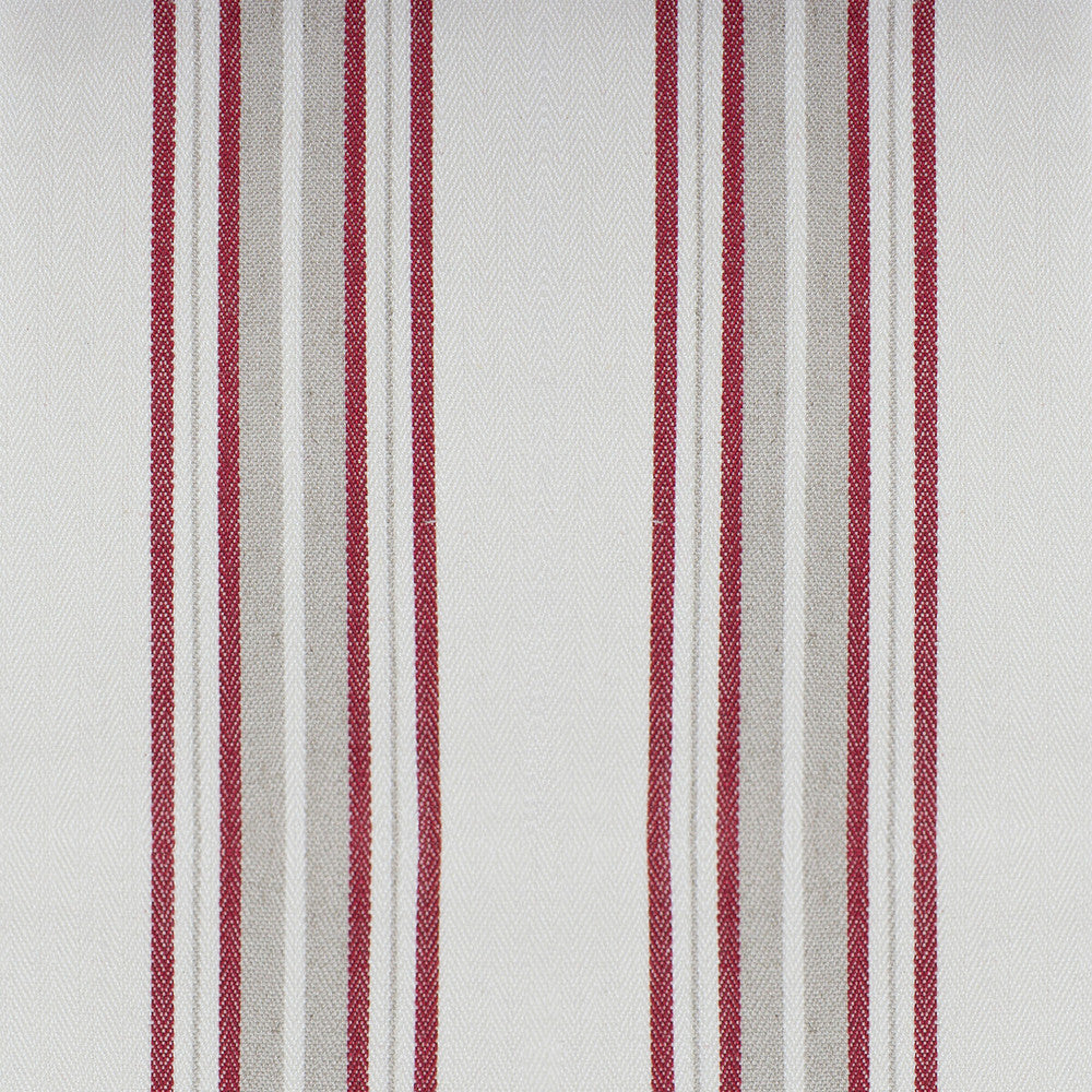 Nueva York Rojo by Gaston Y Daniela Designer Fabric GASTON LUIS BUSTAMANTE COTTON - 42%;VISCOSE - 30%;LINEN - 24%;POLYESTER - 4% Italy HEAVY Horizontal: 6 and Vertical: 55 - Swanky Fabrics -