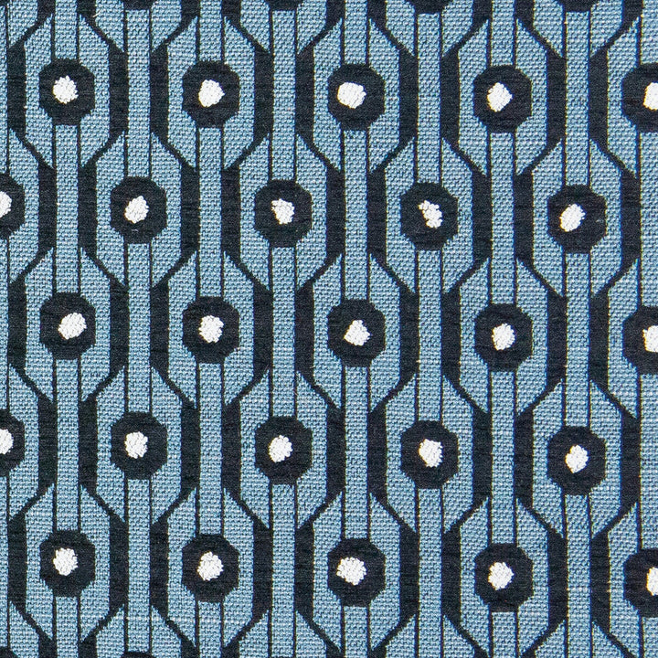 Almirante Azul by Gaston Y Daniela Designer Fabric GASTON NUEVO MUNDO POLYESTER - 33%;VISCOSE - 28%;COTTON - 21%;ACRYLIC - 15%;LINEN - 3% Italy MEDIUM Horizontal: 13.5 and Vertical: 11.5 54 - Swanky Fabrics -