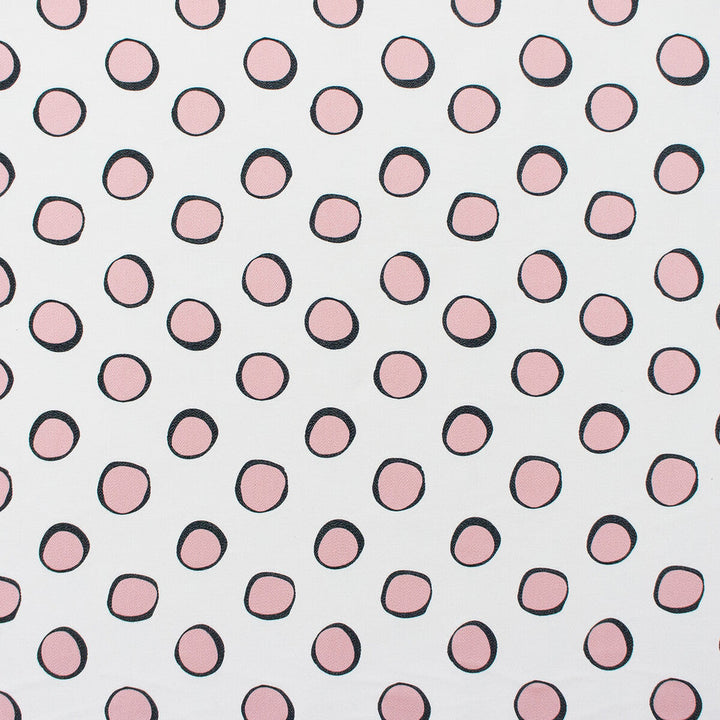 Solis Blanco/Rosa by Gaston Y Daniela Designer Fabric GASTON NUEVO MUNDO VISCOSE - 70%;COTTON - 30% India HEAVY Horizontal: 27 and Vertical: 11.75 55 - Swanky Fabrics -