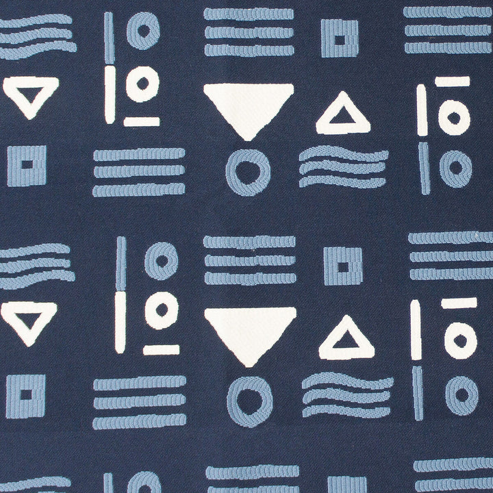 Pinzon Azul by Gaston Y Daniela Designer Fabric GASTON NUEVO MUNDO COTTON - 75%;POLYESTER - 25% Turkey MEDIUM Horizontal: 26.5 and Vertical: 9.5 53 - Swanky Fabrics -
