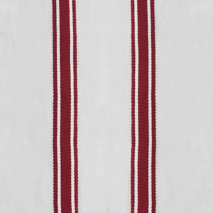 Caracas Roja by Gaston Y Daniela Designer Fabric GASTON LUIS BUSTAMANTE COTTON - 35%;VISCOSE - 30%;POLYESTER - 22%;LINEN - 13% India MEDIUM Horizontal: 6.25 and Vertical: 55 - Swanky Fabrics -