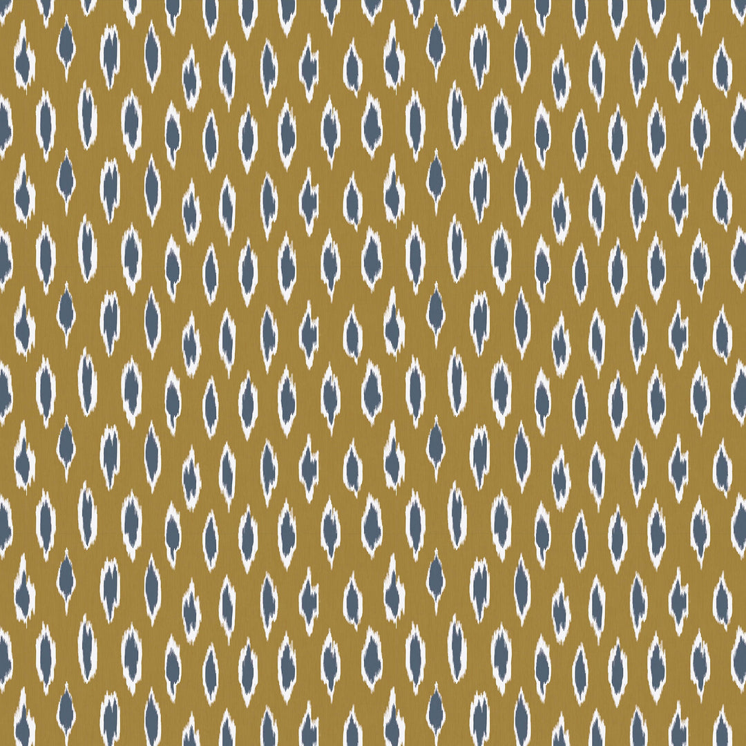 Gaston Y Daniela Fabric Hali - Ocre/Azul