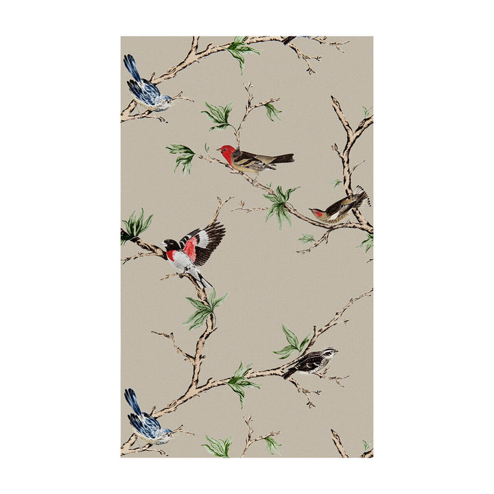 Villa Fiori Tostado/Negro by Gaston Y Daniela Designer Wallcovering GASTON DOS COLLECTION PAPER - 100% Spain Horizontal: 20.8 and Vertical: 27.5 20.8 - Swanky Fabrics -