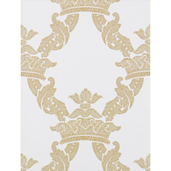 Borja Ocre by Gaston Y Daniela Designer Wallcovering LORENZO CASTILLO HISPANIA WP PAPER - 100% Spain Horizontal: and Vertical: 20.8 20.8 - Swanky Fabrics -