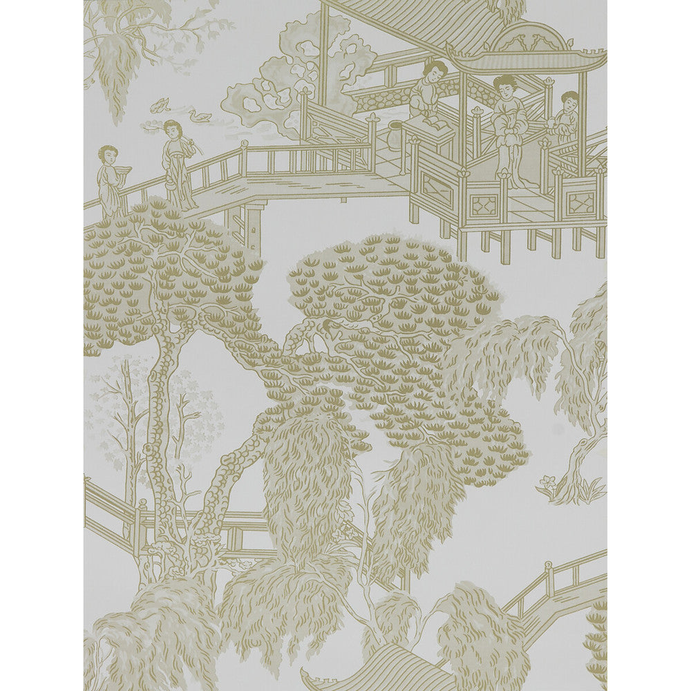Zhou Jun Blanco/Beige by Gaston Y Daniela Designer Wallcovering LORENZO CASTILLO HISPANIA WP PAPER - 100% Spain Horizontal: and Vertical: 27.5 20.8 - Swanky Fabrics -