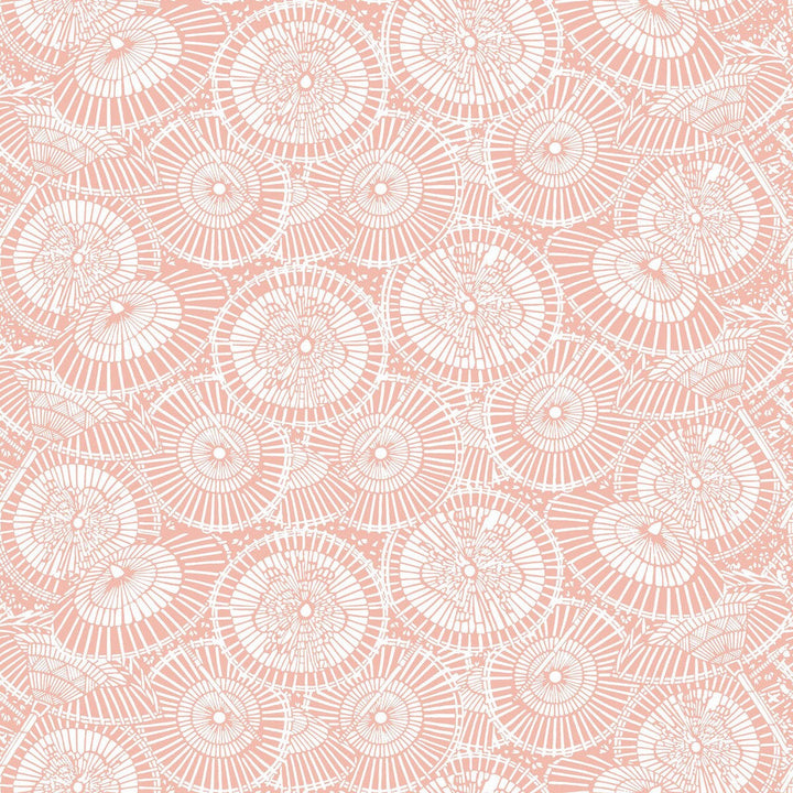 Sombrillas Rosa by Gaston Y Daniela Designer Wallcovering GASTON LIBRERIA PAPER - 100% Spain - Horizontal: 0 and Vertical: 6.8 20.8 - Swanky Fabrics -