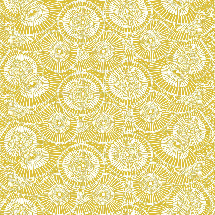 Sombrillas Mostaza by Gaston Y Daniela Designer Wallcovering GASTON LIBRERIA PAPER - 100% Spain - Horizontal: 0 and Vertical: 6.8 20.8 - Swanky Fabrics -