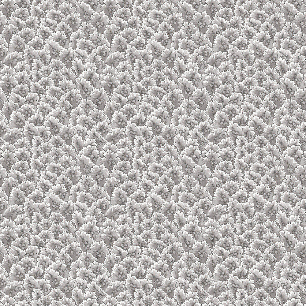 Secret Garden Gris by Gaston Y Daniela Designer Wallcovering GASTON LIBRERIA PAPER - 100% Spain Horizontal: 0 and Vertical: 5.3 20.8 - Swanky Fabrics -