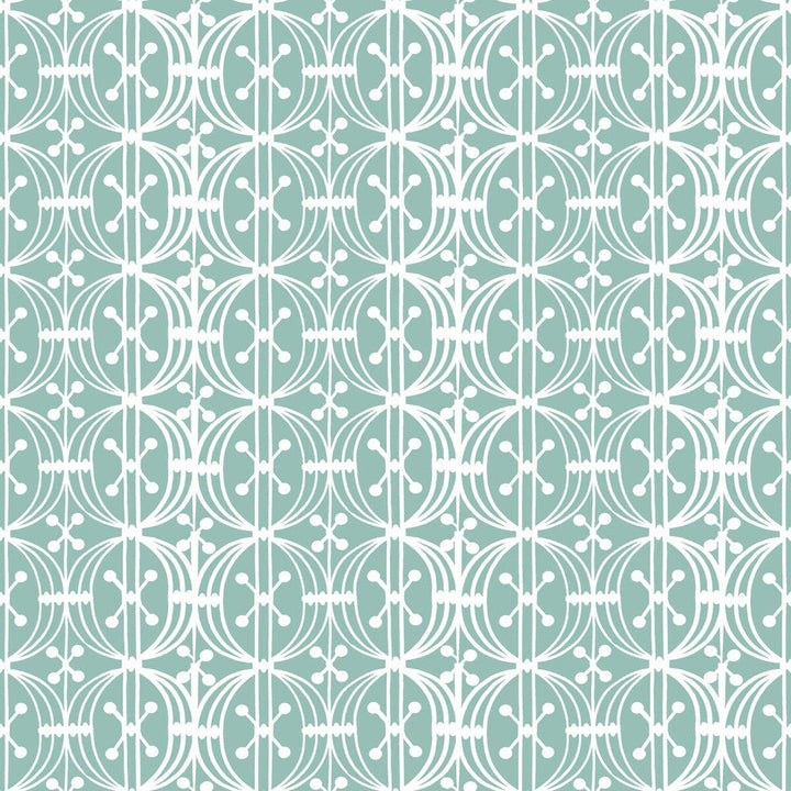 Carrusel Aqua by Gaston Y Daniela Designer Wallcovering GASTON LIBRERIA PAPER - 100% Spain Horizontal: 0 and Vertical: 3.5 20.8 - Swanky Fabrics -