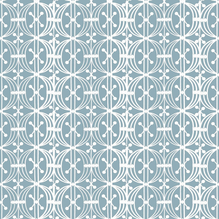 Carrusel Azul Plomo by Gaston Y Daniela Designer Wallcovering GASTON LIBRERIA PAPER - 100% Spain - Horizontal: 0 and Vertical: 3.5 20.8 - Swanky Fabrics -