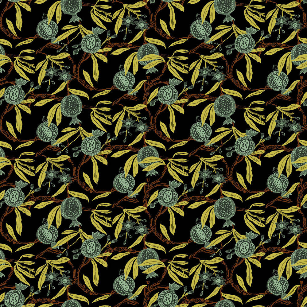 Granadas Blancoberenjena by Gaston Y Daniela Designer Wallcovering GASTON LIBRERIA PAPER - 100% Spain - Horizontal: 0 and Vertical: 6.8 20.8 - Swanky Fabrics -