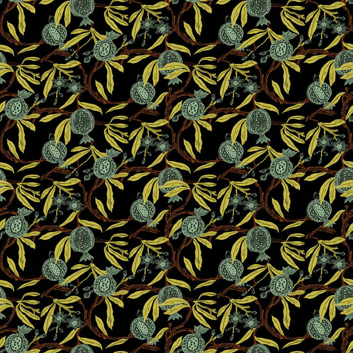 Granadas Blancoberenjena by Gaston Y Daniela Designer Wallcovering GASTON LIBRERIA PAPER - 100% Spain Horizontal: 0 and Vertical: 6.8 20.8 - Swanky Fabrics -