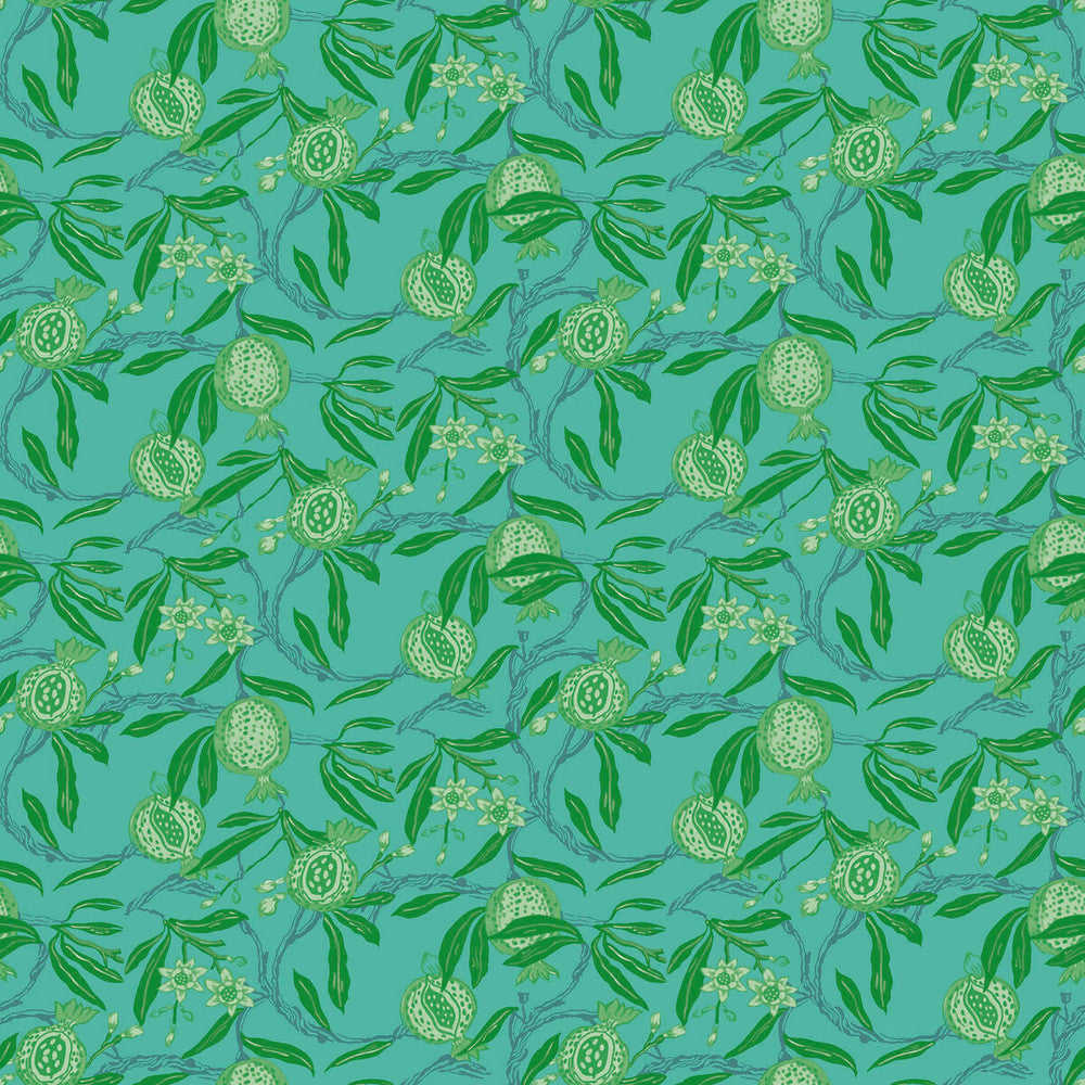 Granadas Verde/Azul by Gaston Y Daniela Wallcovering Gaston Y Daniela Wallcovering Granadas Verde/AzulWallcovering GASTON LIBRERIA PAPER - 100% Spain </p><p>Repeat: H: 0, V: 6.8 20.8 - Fabric Carolina -