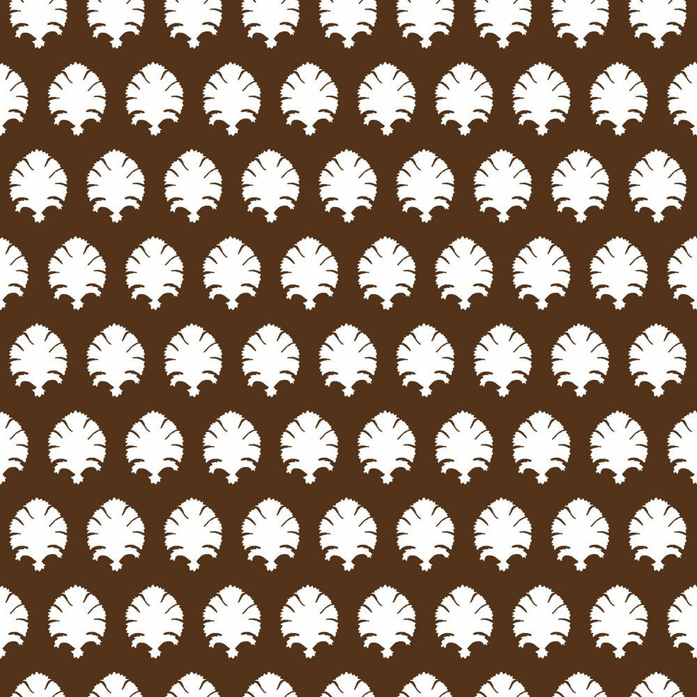 Stamp Chocolate by Gaston Y Daniela Designer Wallcovering GASTON LIBRERIA PAPER - 100% Spain - Horizontal: 5.1 and Vertical: 5.1 20.8 - Swanky Fabrics -