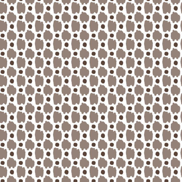 Spots Chocolate by Gaston Y Daniela Designer Wallcovering GASTON LIBRERIA PAPER - 100% Spain Horizontal: 0 and Vertical: 2 20.8 - Swanky Fabrics -