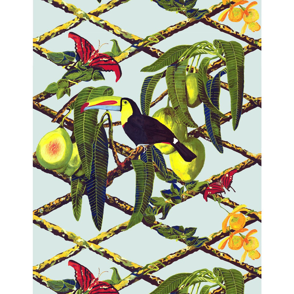 Tucan Original by Gaston Y Daniela Designer Wallcovering GASTON LIBRERIA VINYL - 100% Italy - Horizontal: 0 and Vertical: 27.5 27.5 - Swanky Fabrics -