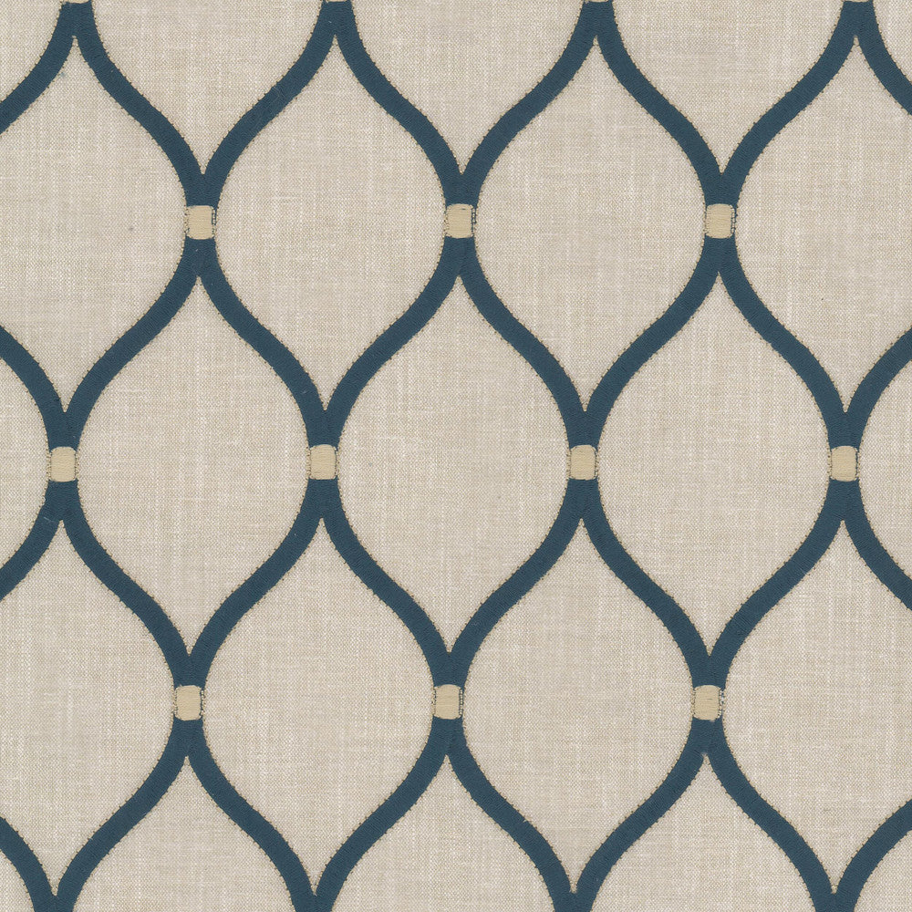 Gemstone 1 Baltic by Stout Fabric Stout Fabric Gemstone 1 BalticFabric RAINBOW LIBRARY CADET/INDIGO 70%COT 25%POL 5%LIN %BEMB INDIA </p><p>Repeat: H: 3.250, V: 6.250 52 in - Fabric Carolina -