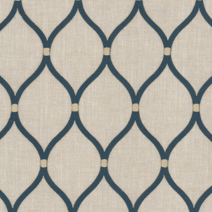 Gemstone 1 Baltic by Stout Fabric Stout Fabric Gemstone 1 BalticFabric RAINBOW LIBRARY CADET/INDIGO 70%COT 25%POL 5%LIN %BEMB INDIA </p><p>Repeat: H: 3.250, V: 6.250 52 in - Fabric Carolina -