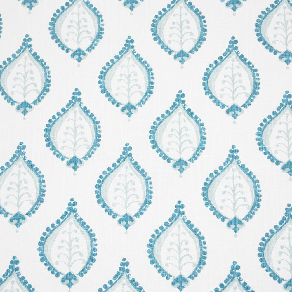 Gentle 4 Aqua by Aoc Designer Fabric THE ART OF COLOR HERITAGE II 100%COT USA FLAME RETARDANT-U.F.A.C. CLASS 1 WYZENBEEK 30 000 DOUBLE RUB WEAR TEST (HEAVY DUTY) Horizontal: 6.625 and Vertical: 7.000 54 in - Swanky Fabrics -