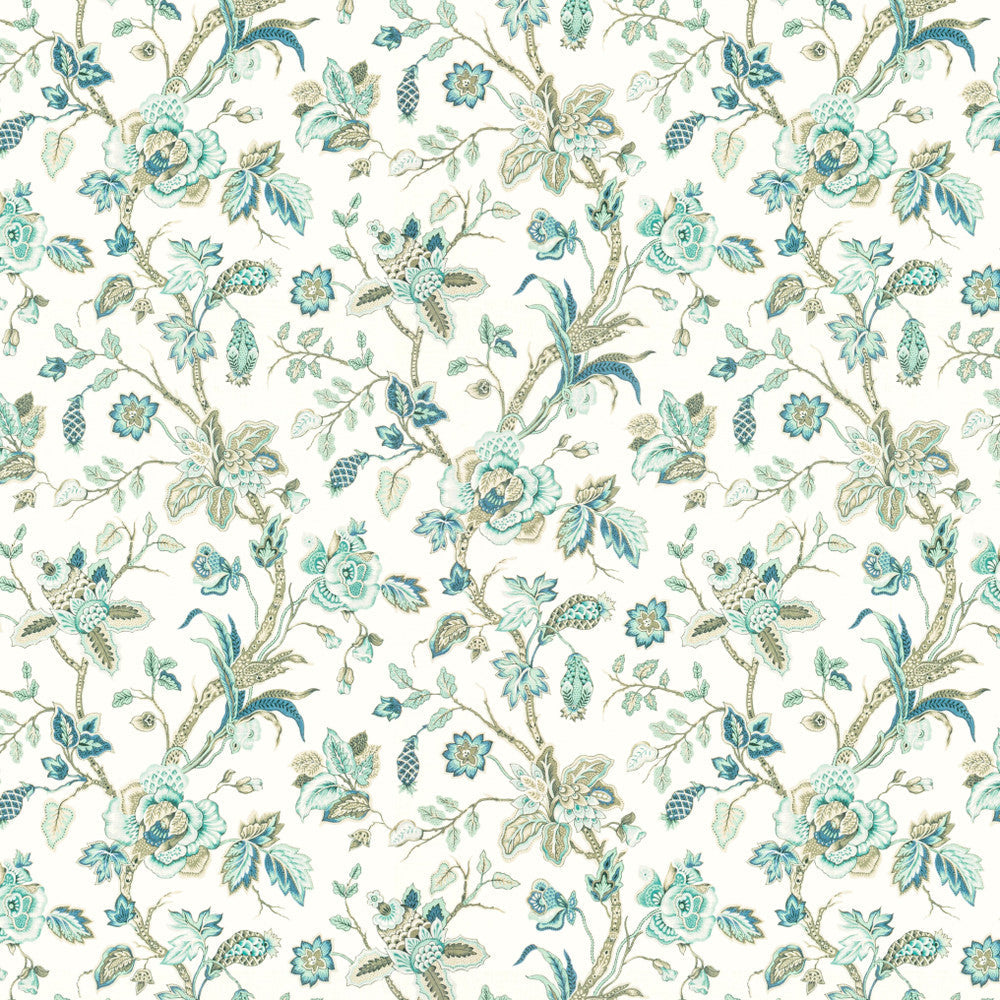 Genuine 3 Robinsegg by Stout Fabric Stout Fabric Genuine 3 RobinseggFabric RAINBOW LIBRARY SPRAY/SHORELINE SPAIN </p><p>Repeat: H: 13.500, V: 27.000 54 in - Fabric Carolina -