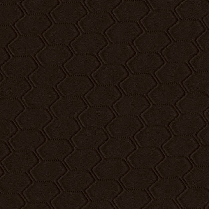 Bargello 8009 Espresso by GUARDIAN Designer Fabric 100% Polyvinyl Chloride (PVC) CN 1,500,000 Double Rubs (Wyzenbeek) </p><p>Repeat: Horizontal: and Vertical: 54 in. (137 cm) - Swanky Fabrics -