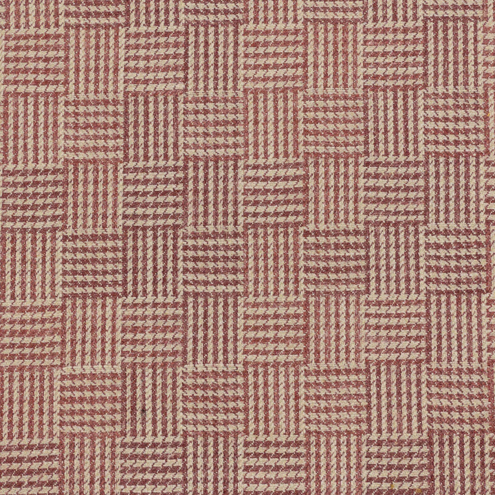 Gertrude 1 Rasberry by Stout Designer Fabric COMFORTABLE LIVING QUARTZ/TILE 67%POL 18%COT 15%LIN INDIA WYZENBEEK 8 000 DOUBLE RUB WEAR TEST (LIGHT DUTY) FLAME RETARDANT-U.F.A.C. CLASS 1 CATB 117-2013 Horizontal: 3.500 and Vertical: 2.000 54 in - Swanky Fabrics -