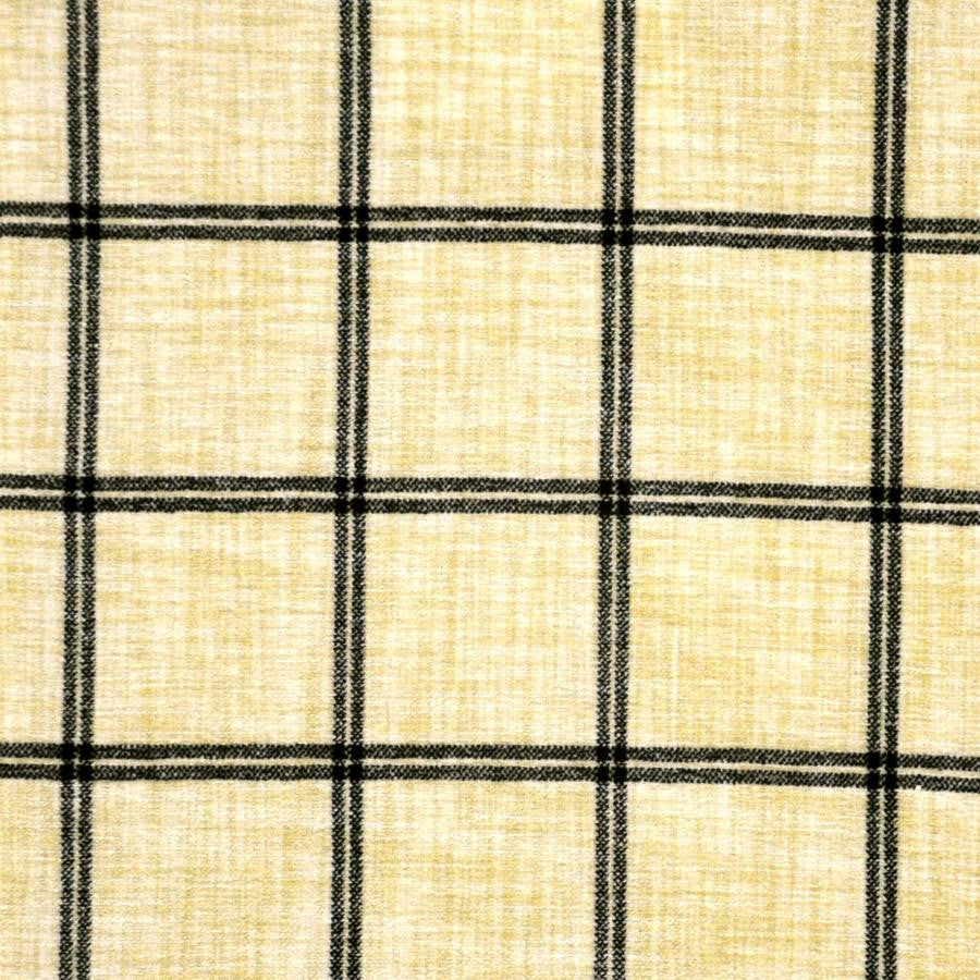 Gordon # 436 Domino by Maxwell Designer Fabric Menswear-Plaids & Checks 100% POLYESTER INDIA V-3.5" H-3.5" 54" - Swanky Fabrics -