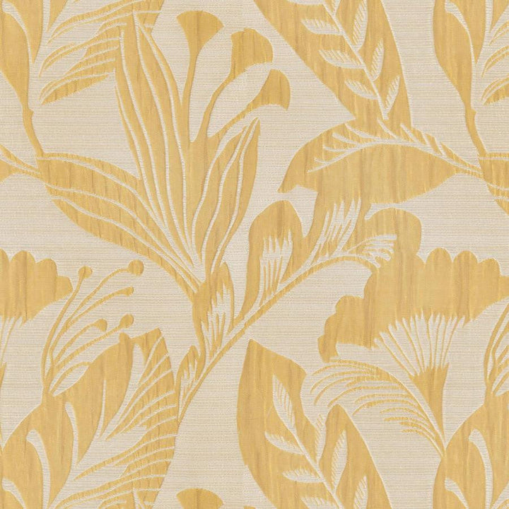 Georgette # 940 Marigold by Maxwell Designer Fabric Regency 100% POLYESTER INDIA V - 15" H - 13.7 56" - Swanky Fabrics -