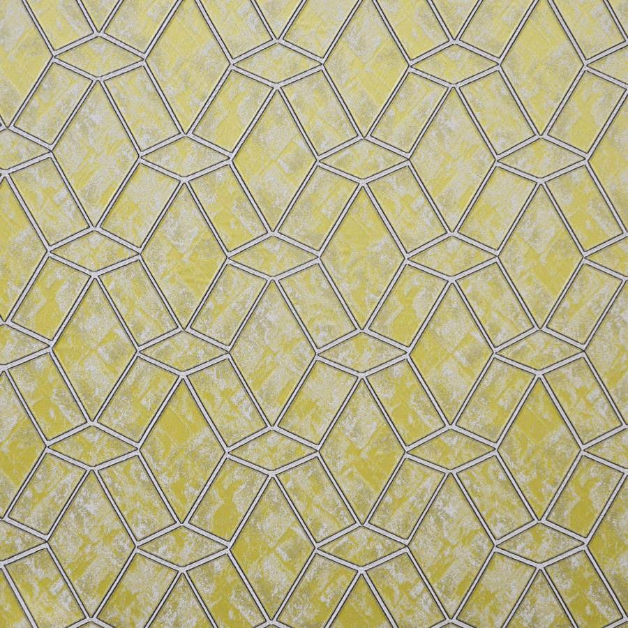 Galina # 604 Lime by Maxwell Designer Fabric Color Theory-Vol.Vi Eden 100% POLYESTER INDIA V-15.6"H-13.4" 54" - Swanky Fabrics -