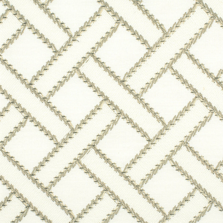 Gibbs 1 Flax by Stout Designer Fabric COLOR MY WINDOW BIRCH/LINEN 64%POL 28%SVI 8%COT INDIA FLAME RETARDANT-N.F.P.A. 701 SMALL SCALE Horizontal: 3 and Vertical: 3.125 55 in - Swanky Fabrics -