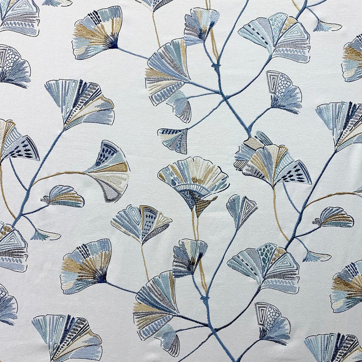 Gingko River by Magnolia Designer Fabric - 33 Vis, 26 Poly, 26 Lin, 15 Ray China 91000 Horizontal: 18 and Vertical: 15.25 54 - Swanky Fabrics -