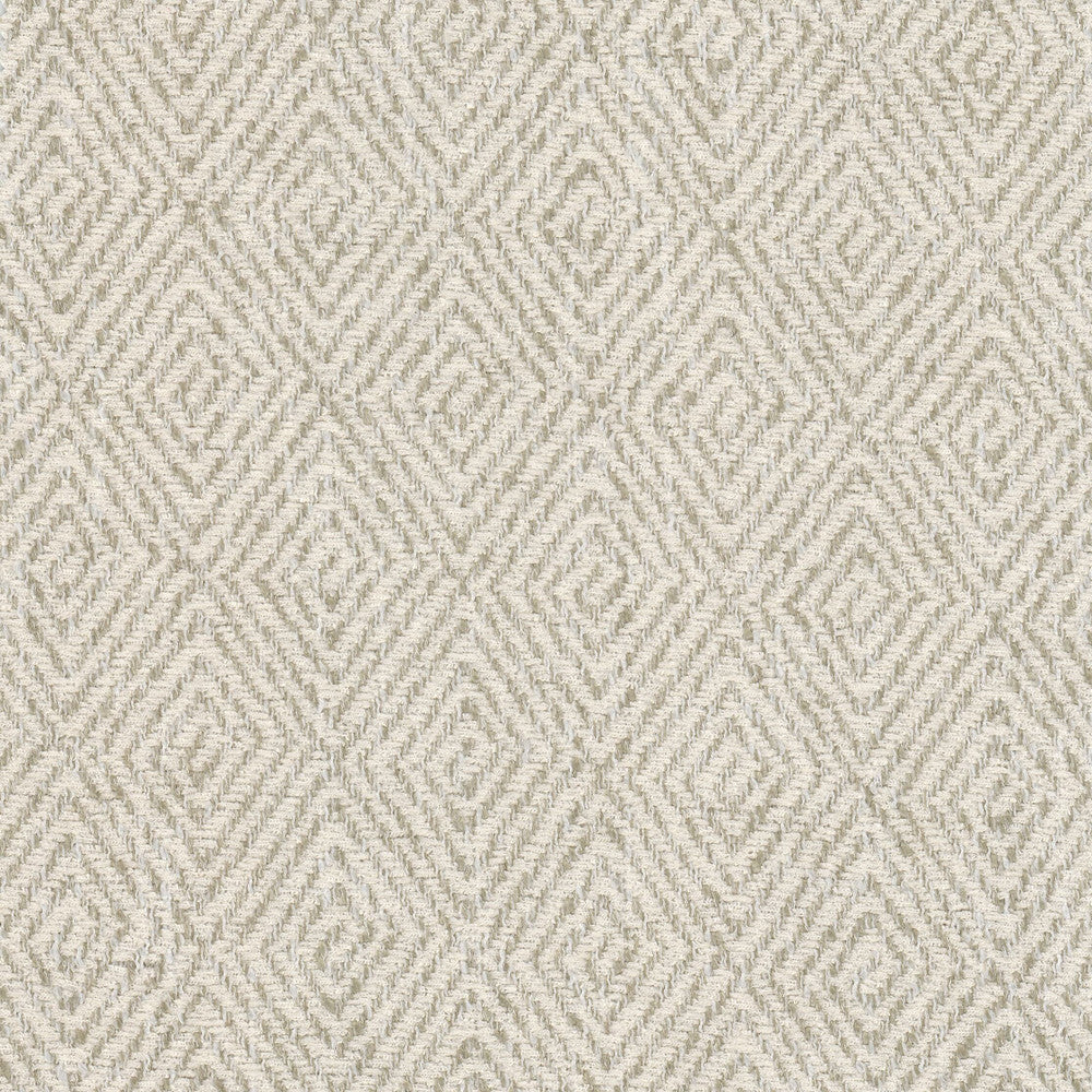 Giovanni 3 Flax by Stout Designer Fabric LIVING IS EASY BONE/WHEAT 100%POL CHINA Horizontal: 1.750 and Vertical: 2.500 56 in - Swanky Fabrics -