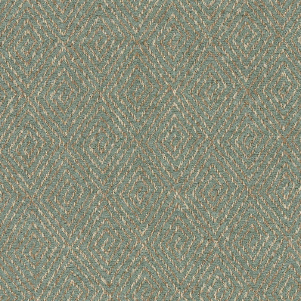 Giovanni 5 Elm by Stout Designer Fabric LIVING IS EASY ALOE/MINERAL 100%POL CHINA Horizontal: 1.750 and Vertical: 2.500 56 in - Swanky Fabrics -