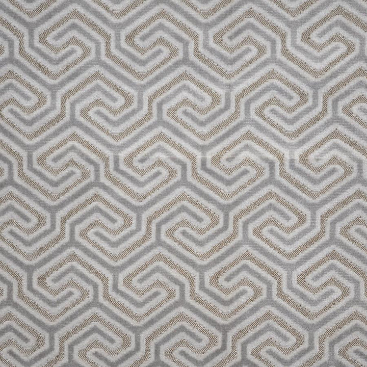 Garola # 612 Aluminum by Maxwell Designer Fabric Performance Cut Velvets 48% POLYESTER
47% VISCOSE
5% COTTON BELGIUM V-5.0"H-3.4" 55" - Swanky Fabrics -