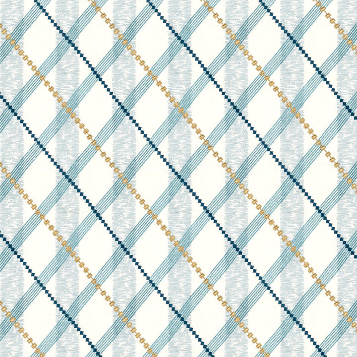 Gleam 1 Blue by Stout Fabric Stout Fabric Gleam 1 BlueFabric RAINBOW LIBRARY HORIZON/LAKE 60%LIN 40%COT %BEMB INDIA </p><p>Repeat: H: 12.750, V: 15.750 51 in - Fabric Carolina -