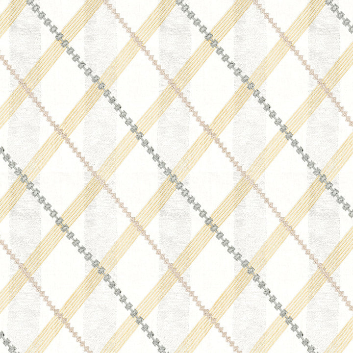 Gleam 2 Stone by Stout Designer Fabric RAINBOW LIBRARY FOG/COAL 60%LIN 40%COT %BEMB INDIA Horizontal: 12.75 and Vertical: 15.75 51 in - Swanky Fabrics -