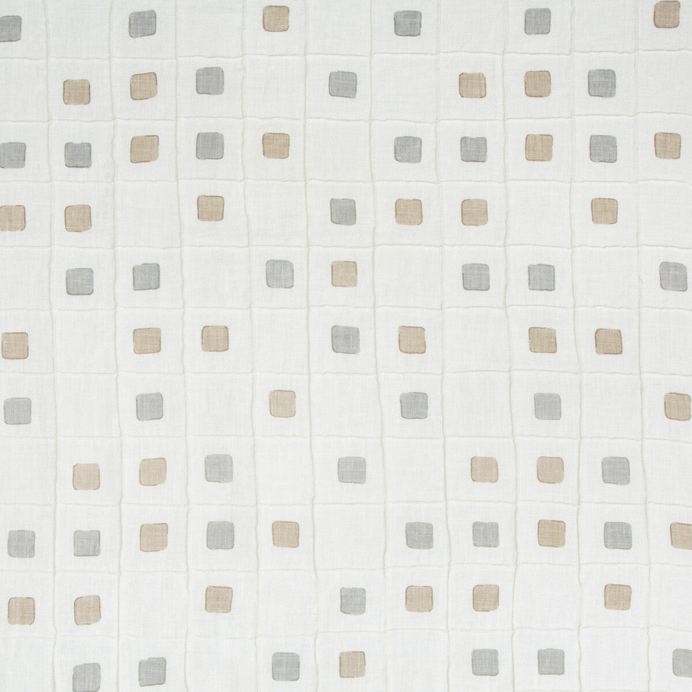 Gridwork Dune by Kravet Basics Fabric Kravet Basics Fabric Gridwork DuneFabric JEFFREY ALAN MARKS OCEANVIEW LINEN - 99%;COTTON - 1% India </p><p>Repeat: H: 12.75, V: 12.75 50.5 - Fabric Carolina -