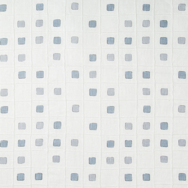 Gridwork Slate by Kravet Basics Designer Fabric JEFFREY ALAN MARKS OCEANVIEW LINEN - 99%;COTTON - 1% India HEAVY Horizontal: 12.75 and Vertical: 12.75 50.5 - Swanky Fabrics -