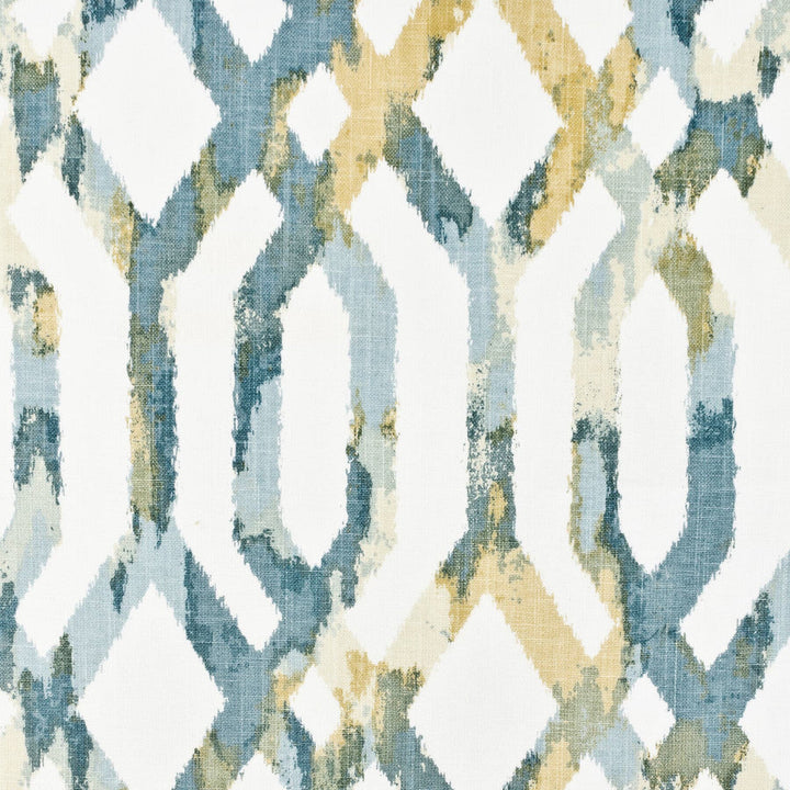 Grumshaw 5 Denim by Stout Designer Fabric COMFORTABLE LIVING BREEZE/INDIGO 70%COT 25%POL 5%LIN INDIA Horizontal: 4.500 and Vertical: 15.750 54 in - Swanky Fabrics -