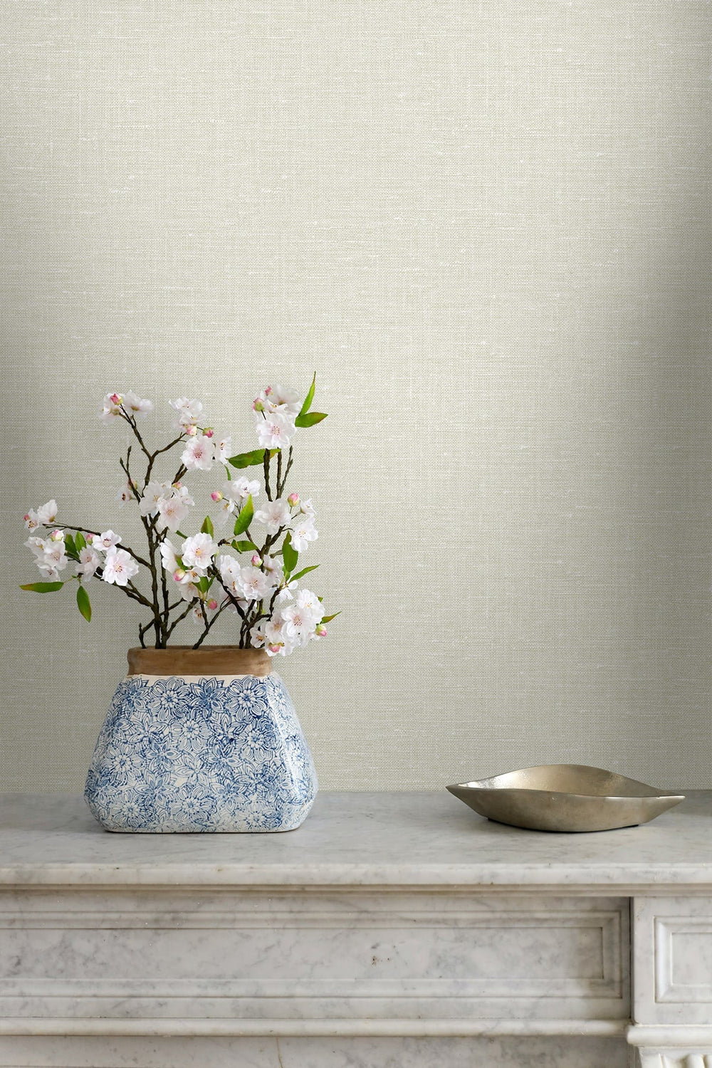 Nomi Ivory GT30002 by Seabrook Designs Designer Wallpaper